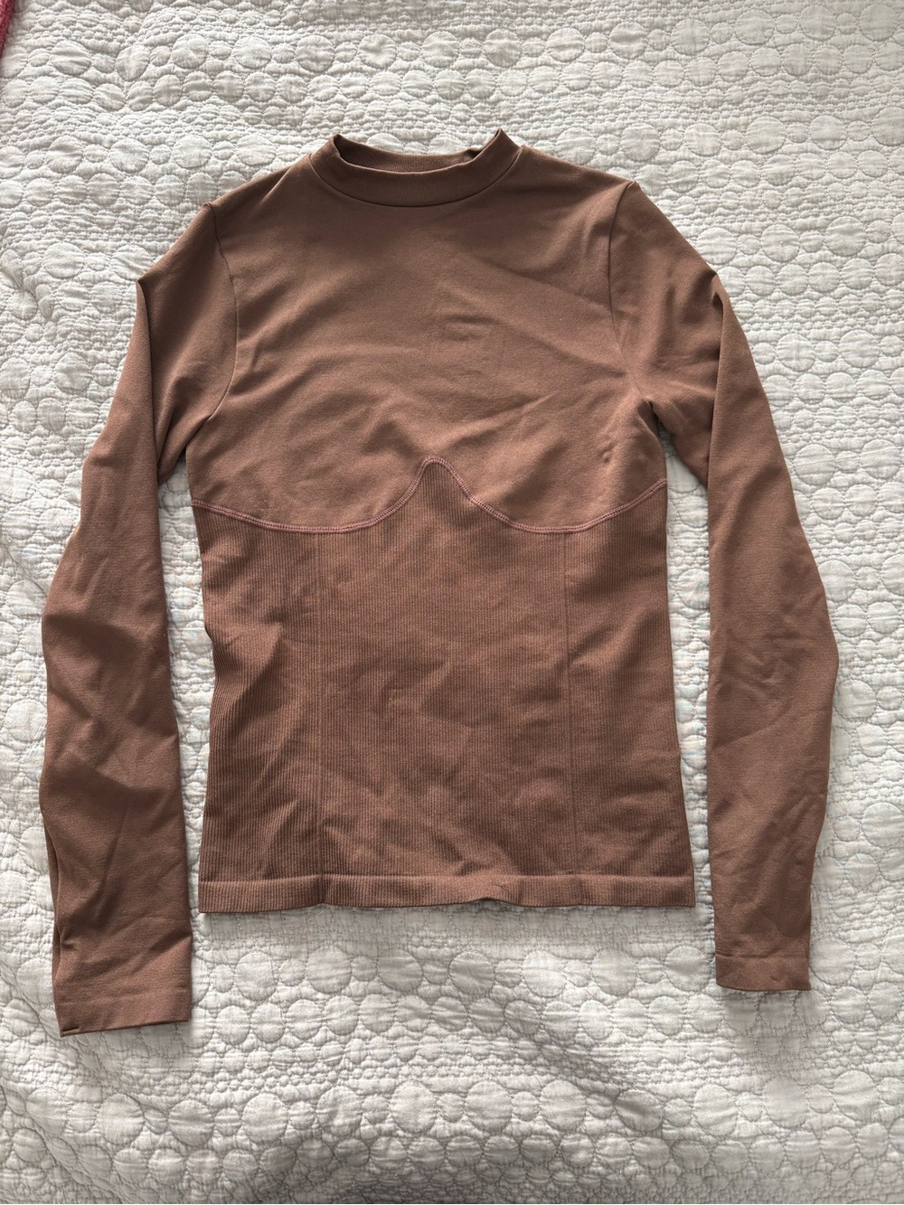Brown Long Sleeve Compression shirt